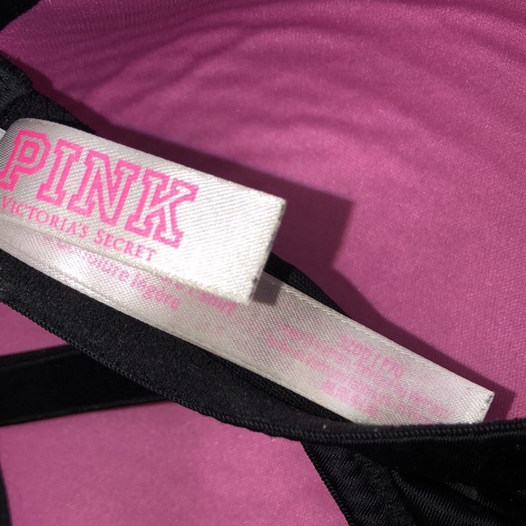 PINK 32DD black padded wear everywhere T-shirt bra - Picture 4 of 5